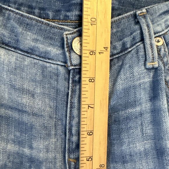 True Religion Cameron‎ Slim Boyfriend Patch Jeans Womens 29 Studded Distressed - Picture 14 of 16